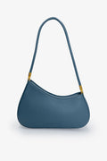 The Gia - Small Asymmetric Shoulder Bag - Slate Blue