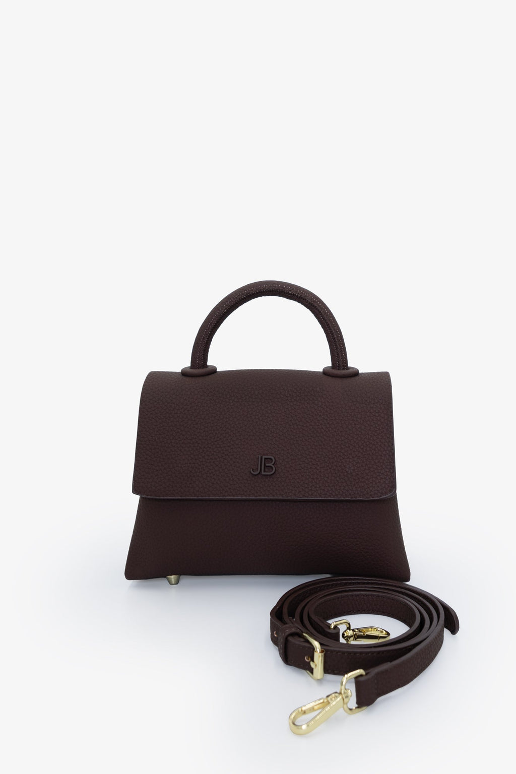 The Hailey Bag - Small Pebble - Chocolate