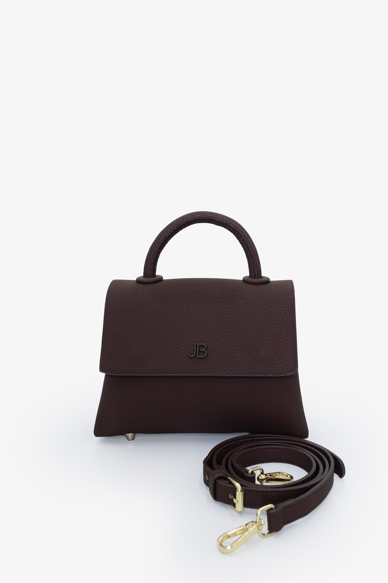 The Hailey Bag - Small Pebble - Chocolate