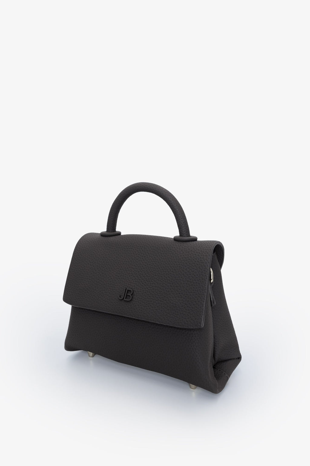 The Hailey Bag - Small Pebble - Charcoal