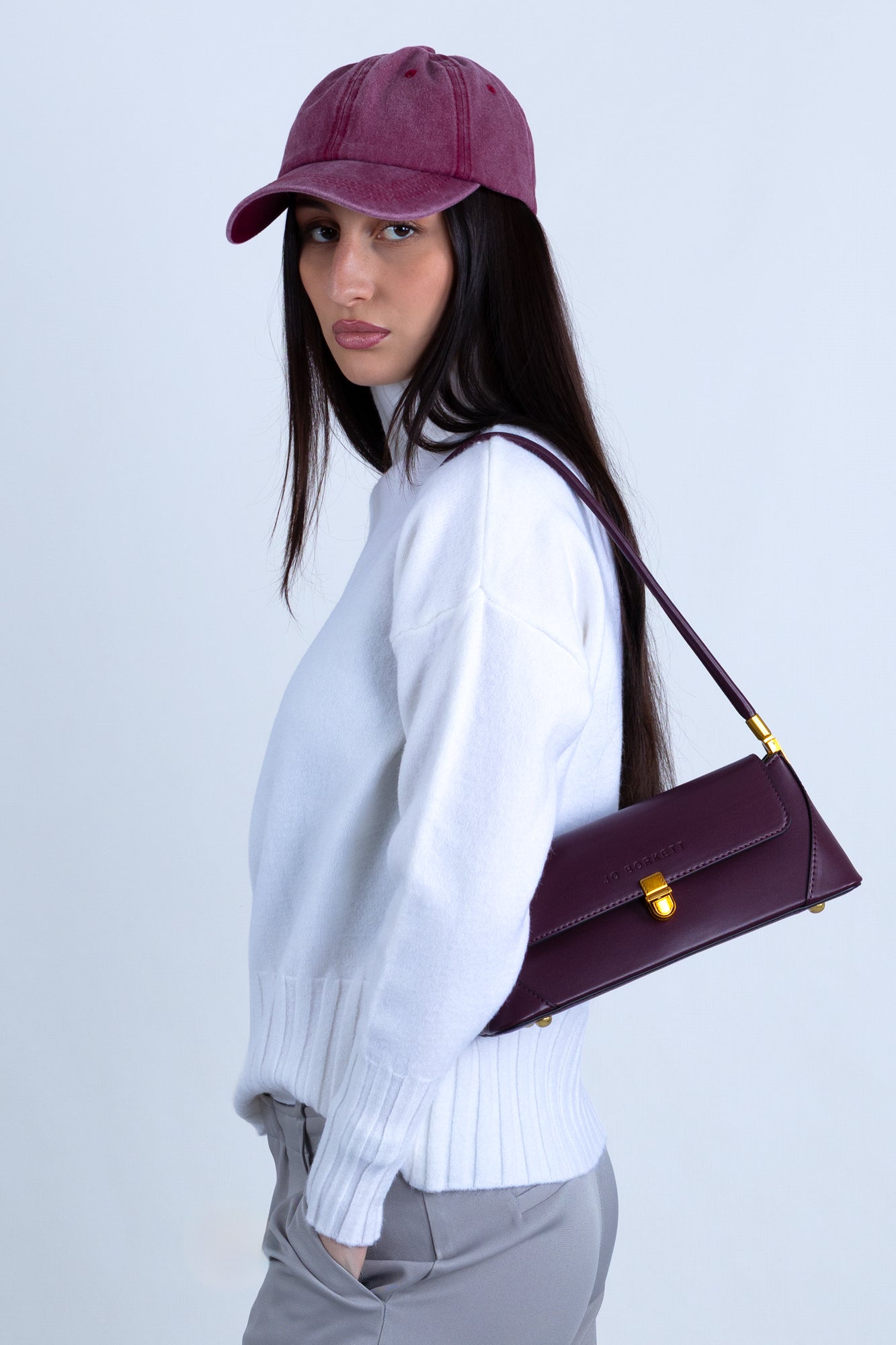 The Courtney Bag - Plum