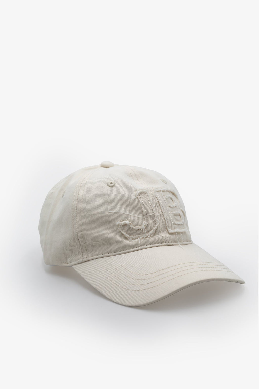 JB Logo Canvas Cap  - Cream