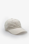 JB Logo Canvas Cap  - Cream