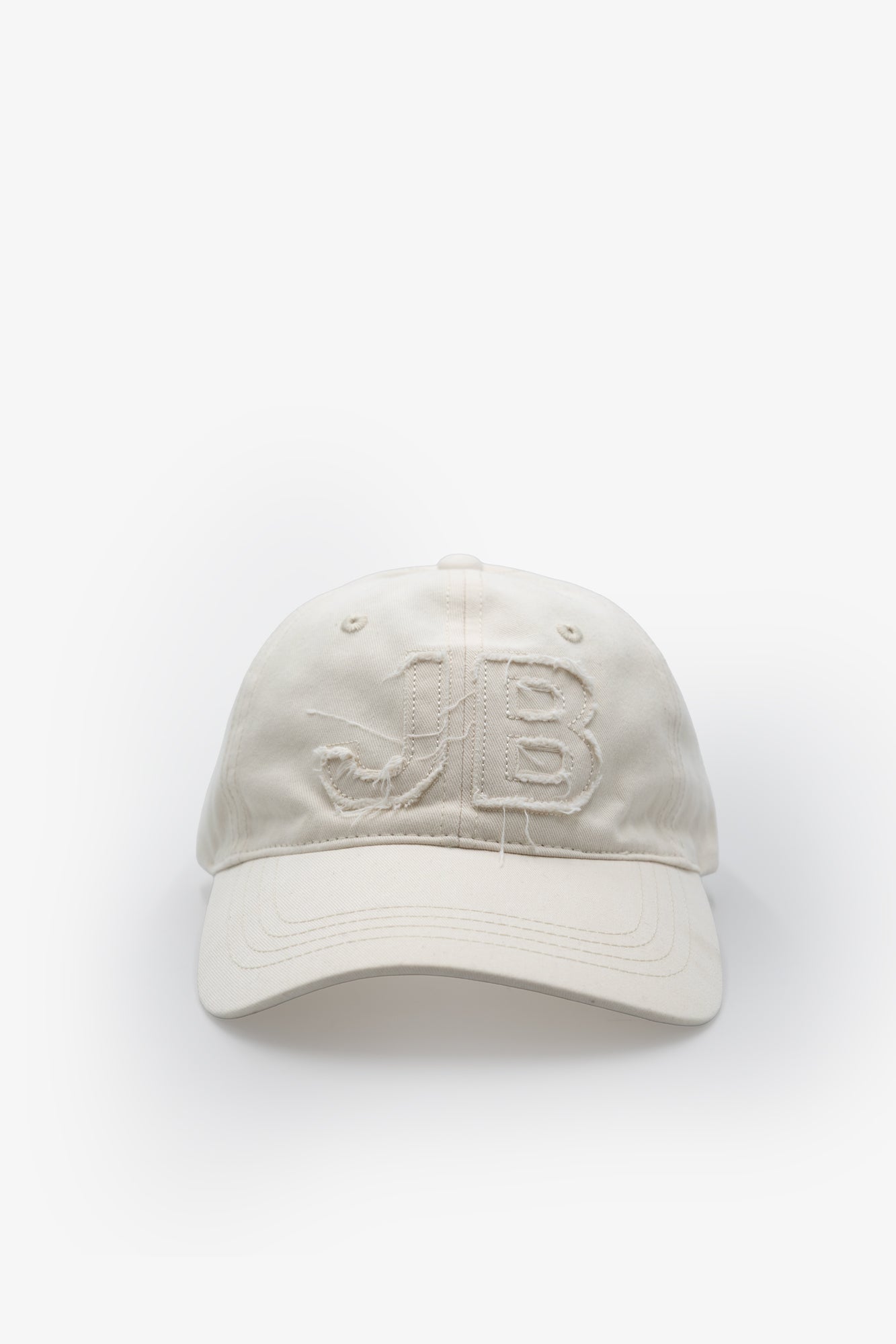 JB Logo Canvas Cap  - Cream