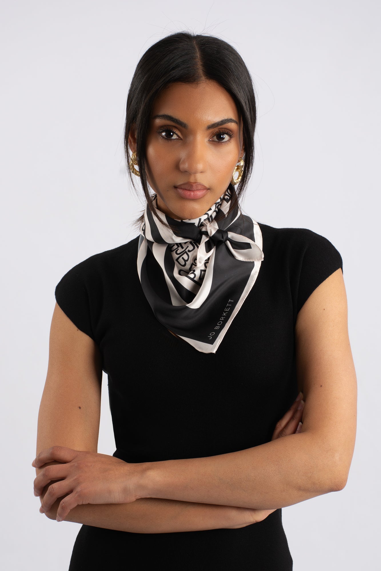 Monogram Neckerchief (Cream)