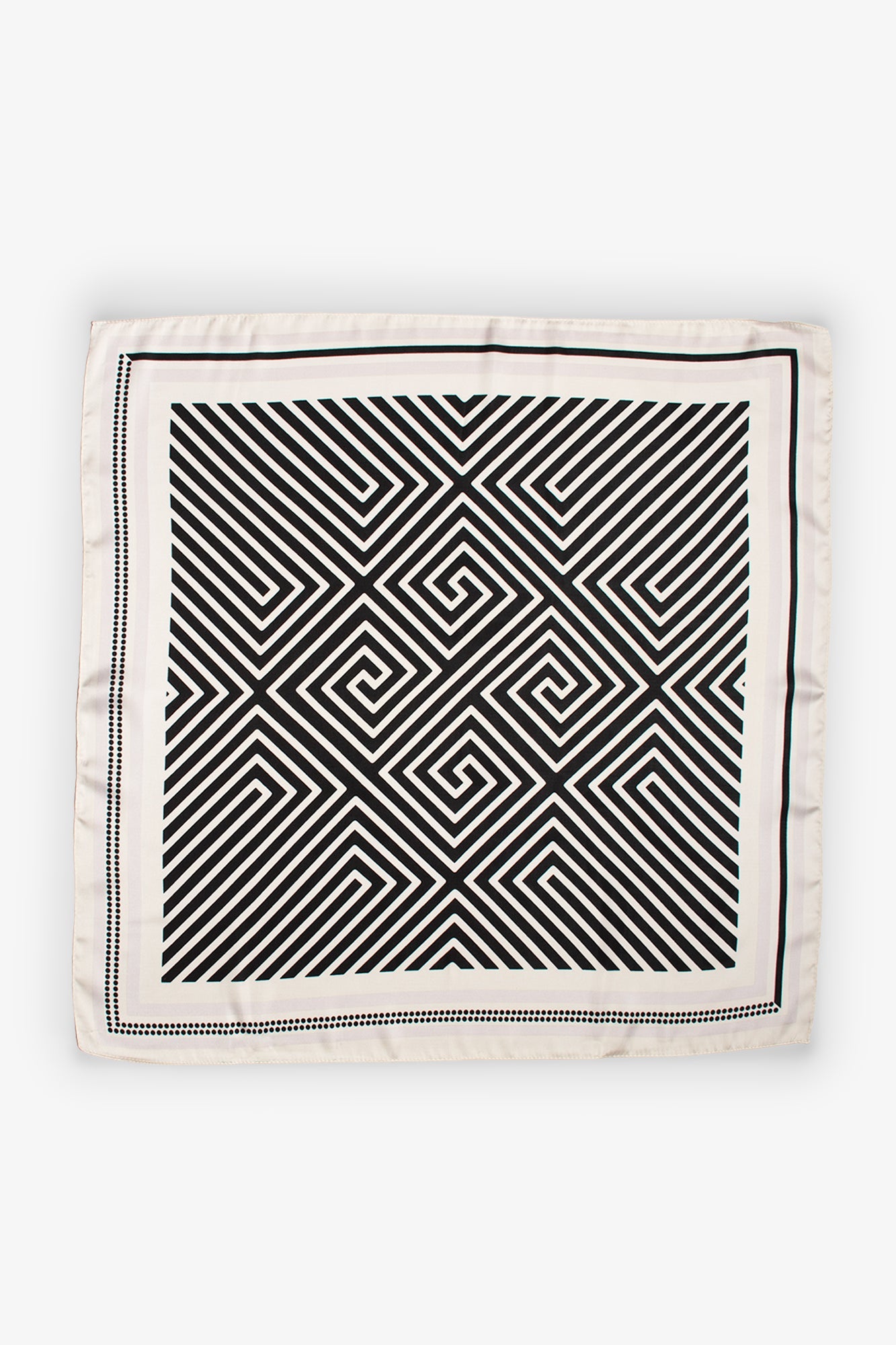 Silk Touch Geometric Neckerchief