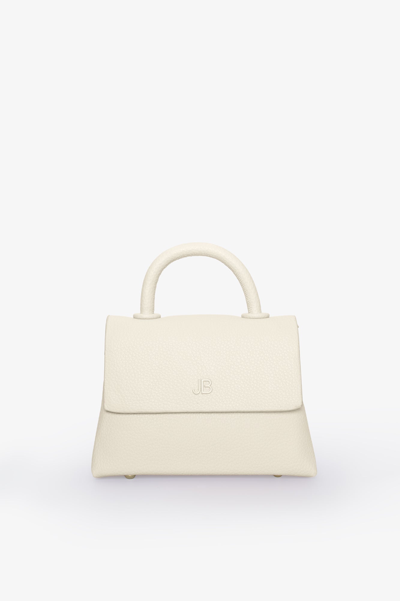 The Hailey Bag - Small Pebble - Cream