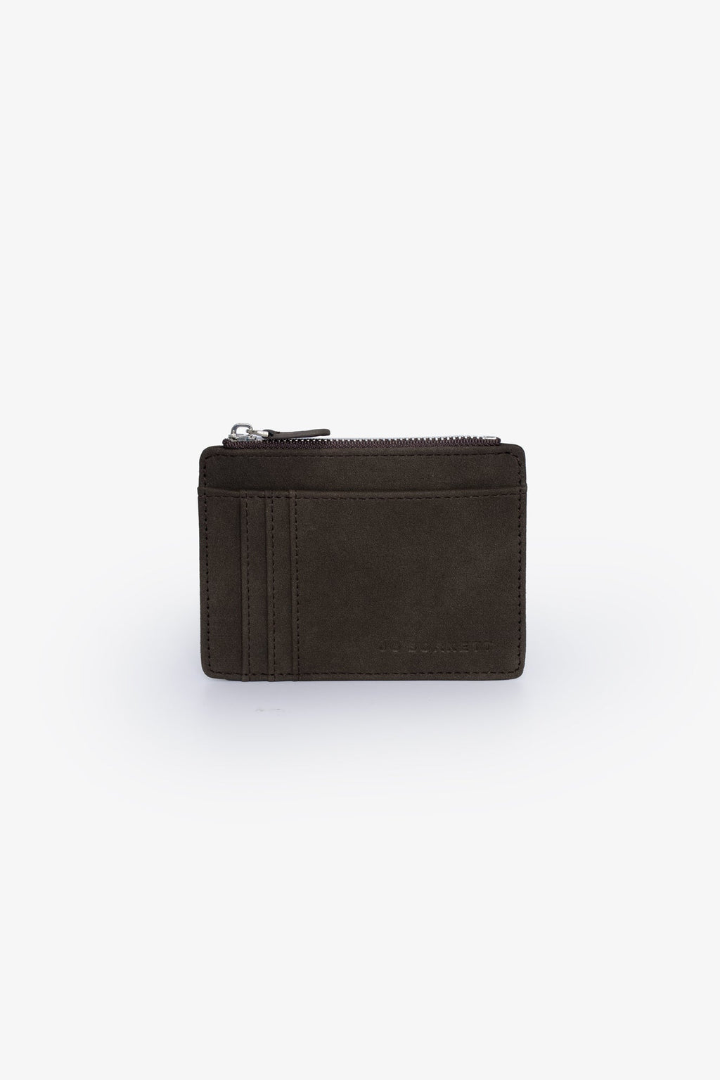 The Jessica - Suede Card Holder - Chocolate