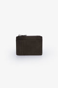 The Jessica - Suede Card Holder - Chocolate