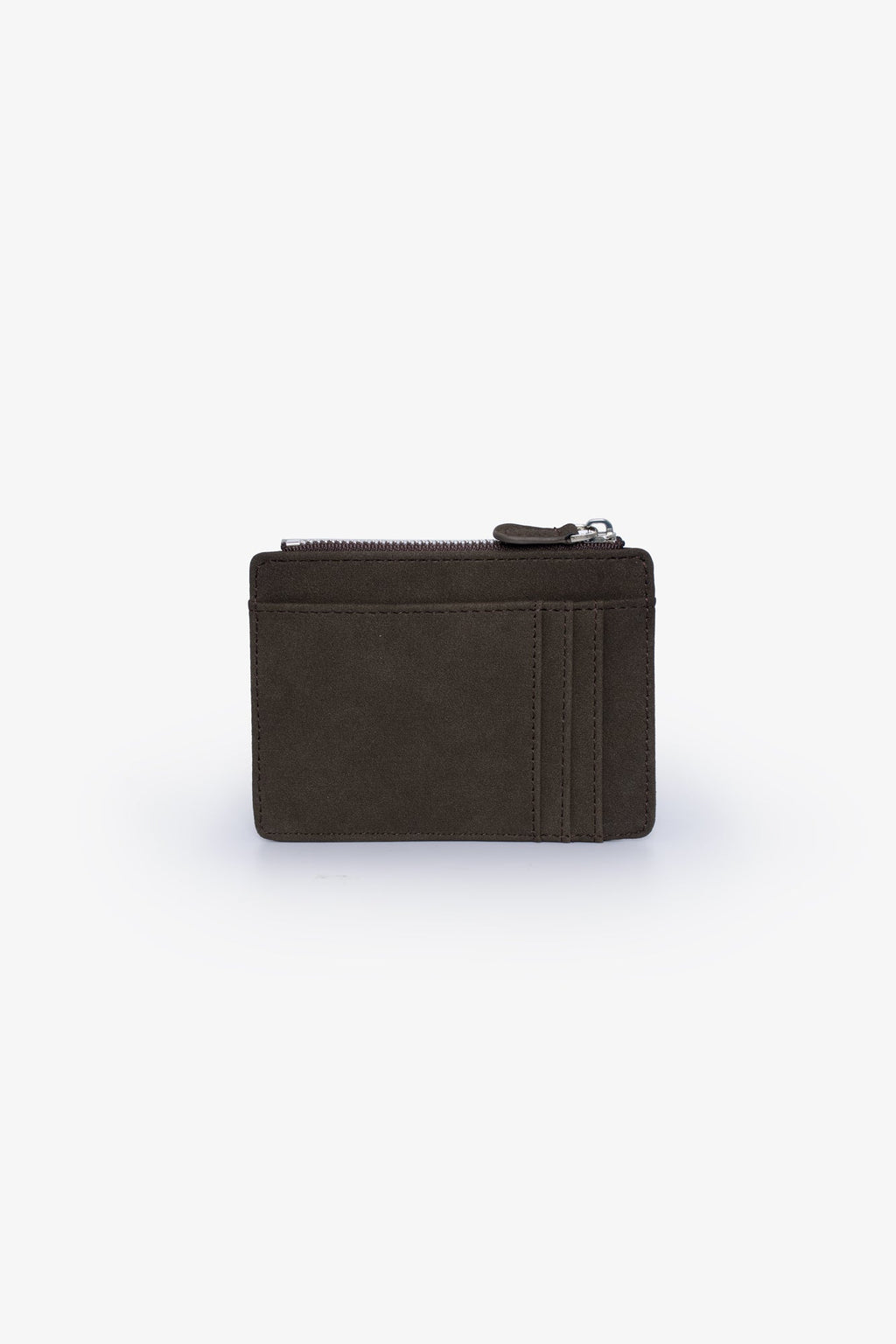 The Jessica - Suede Card Holder - Chocolate