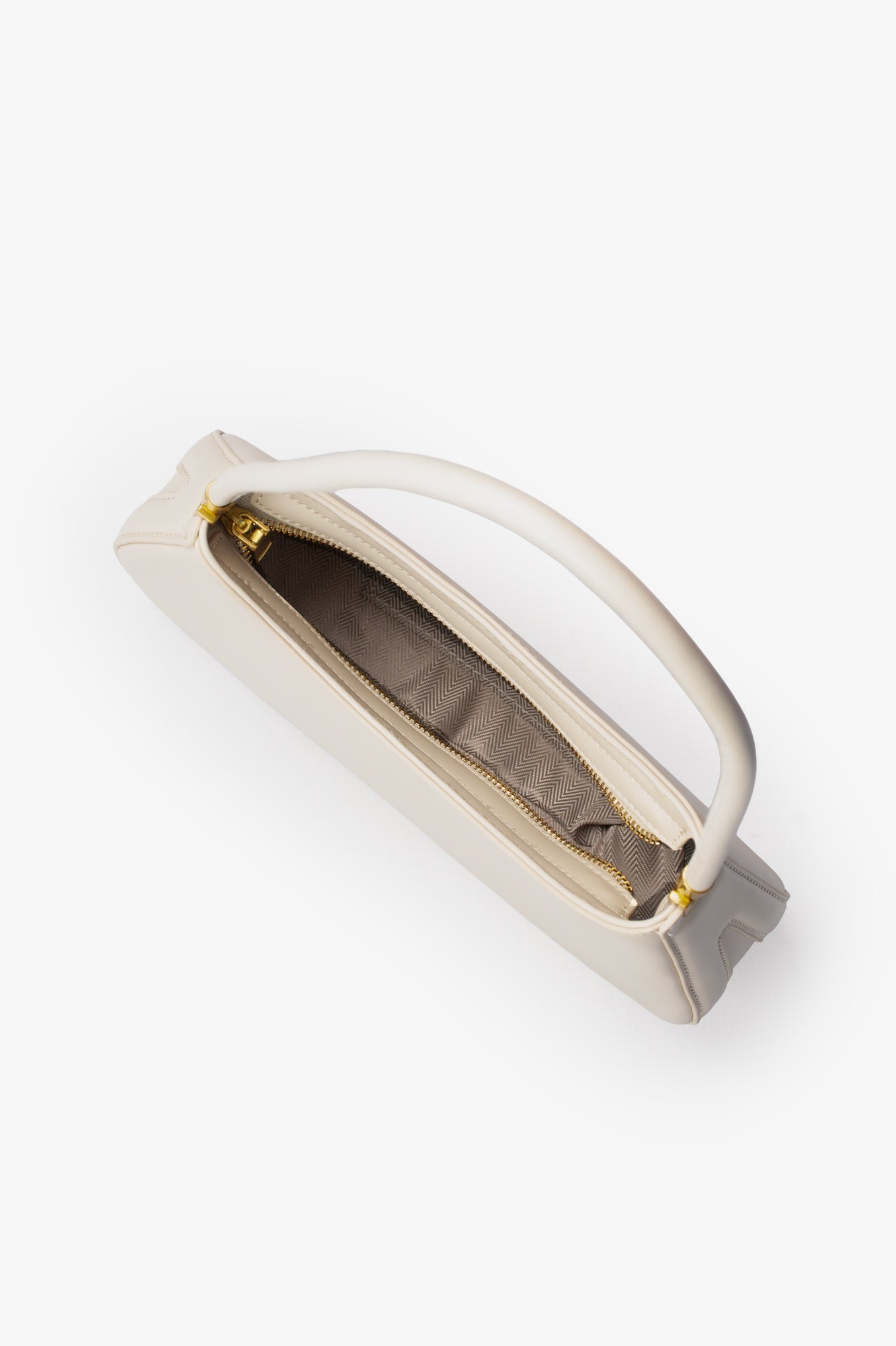 The Gia Bag - Small Asymmetric Shoulder Bag - Cream