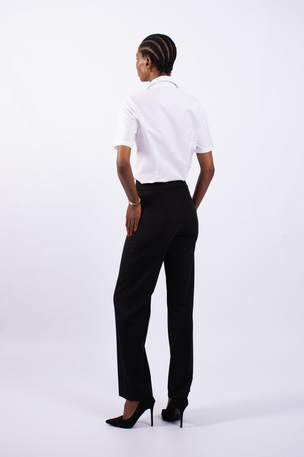 Ladies Office Straight Leg Trousers