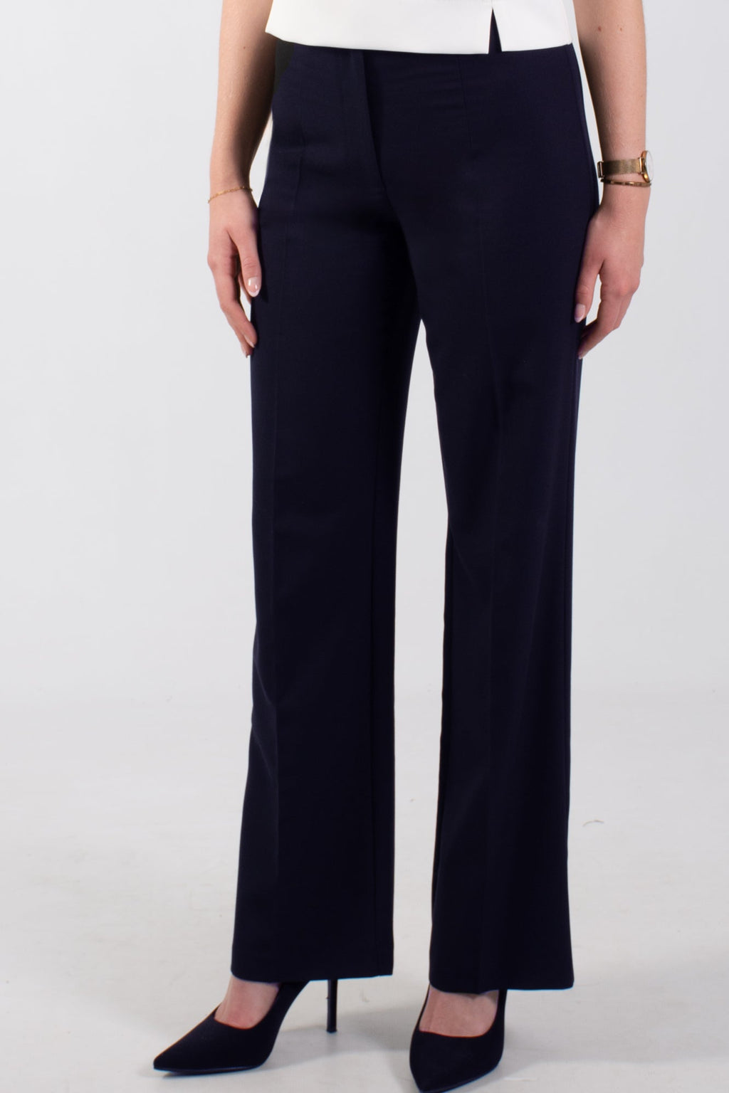 Ladies Office Straight Leg Trousers