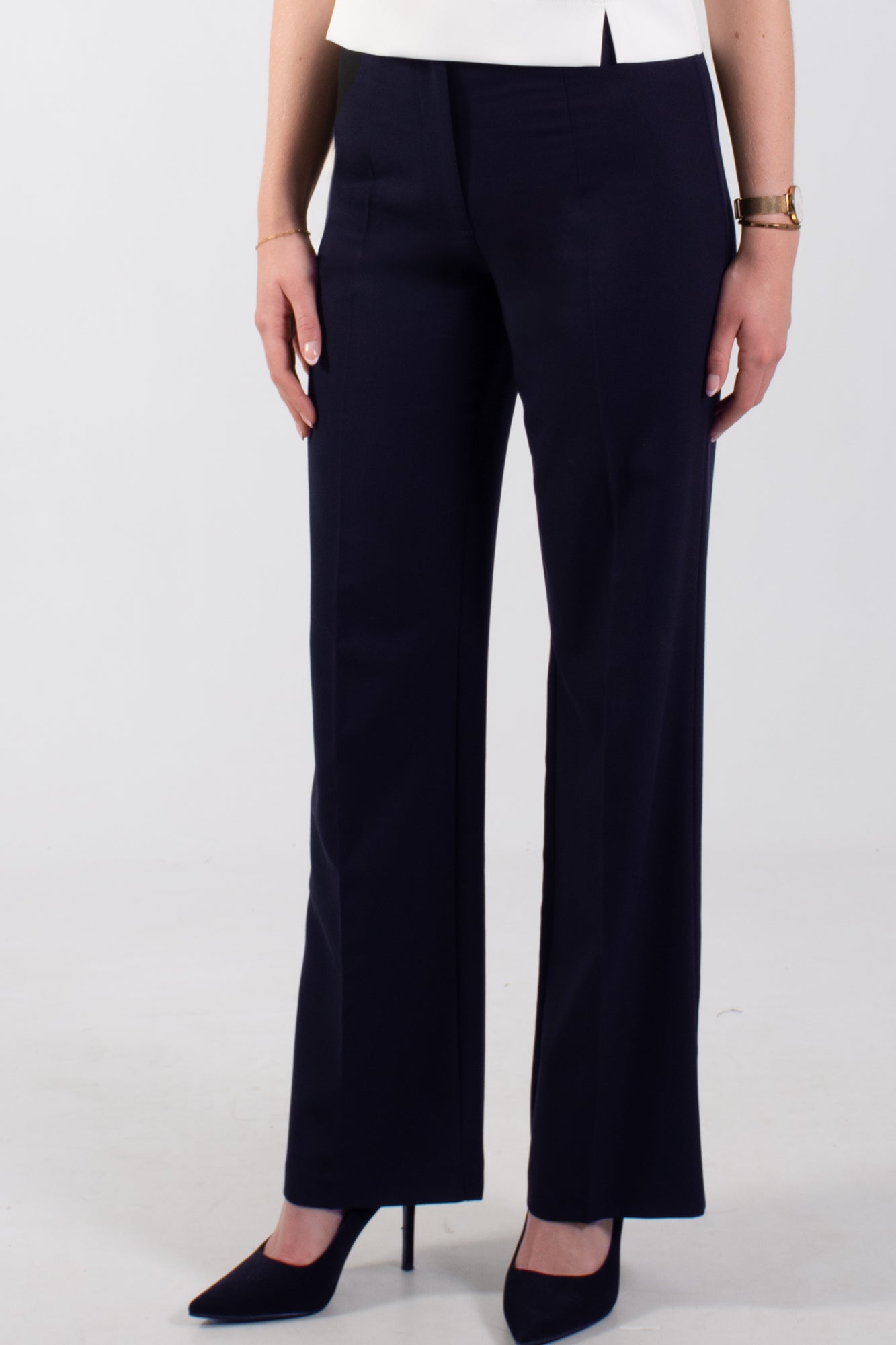 Ladies Office Straight Leg Trousers