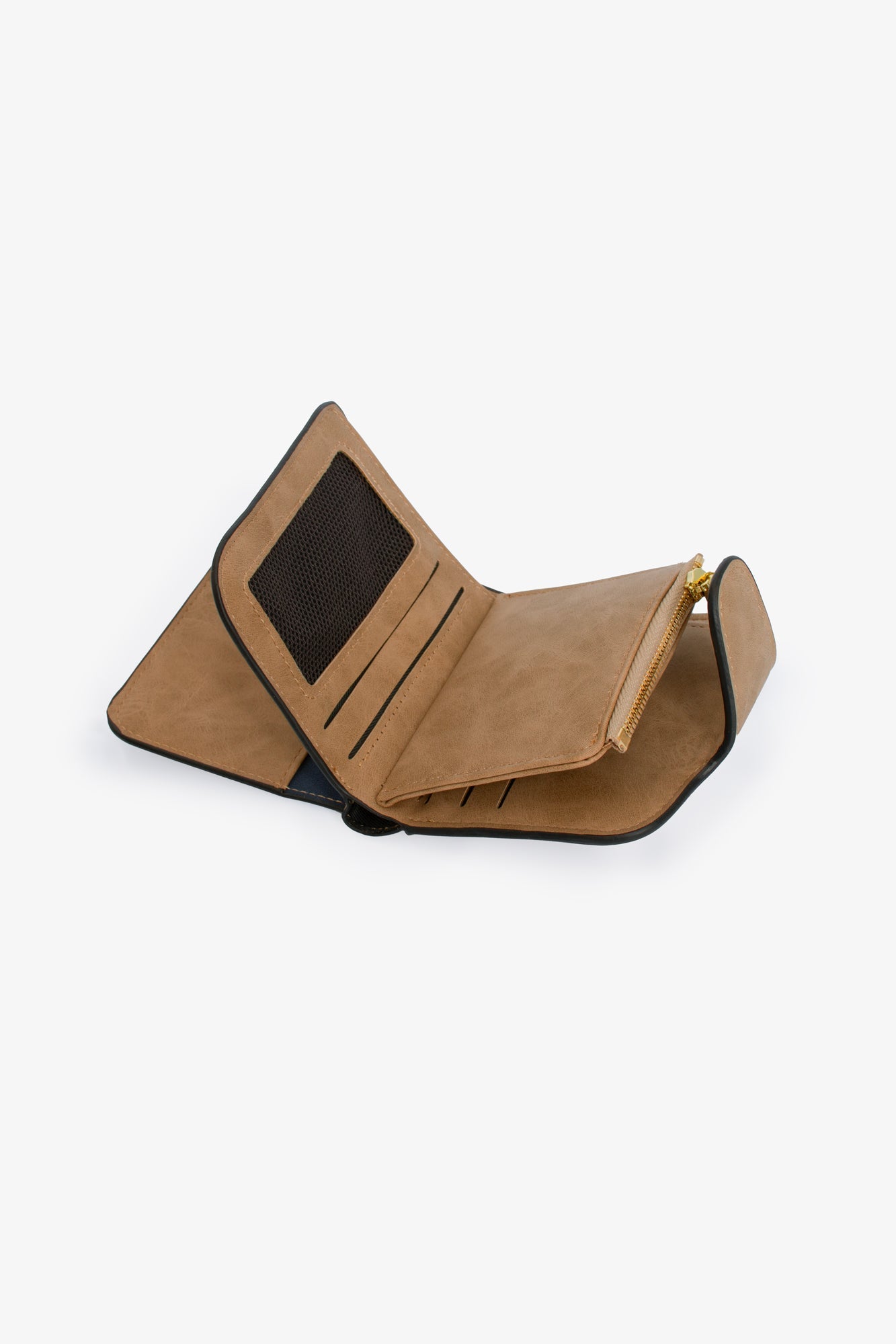 The Small Bi Fold Wallet - Tan