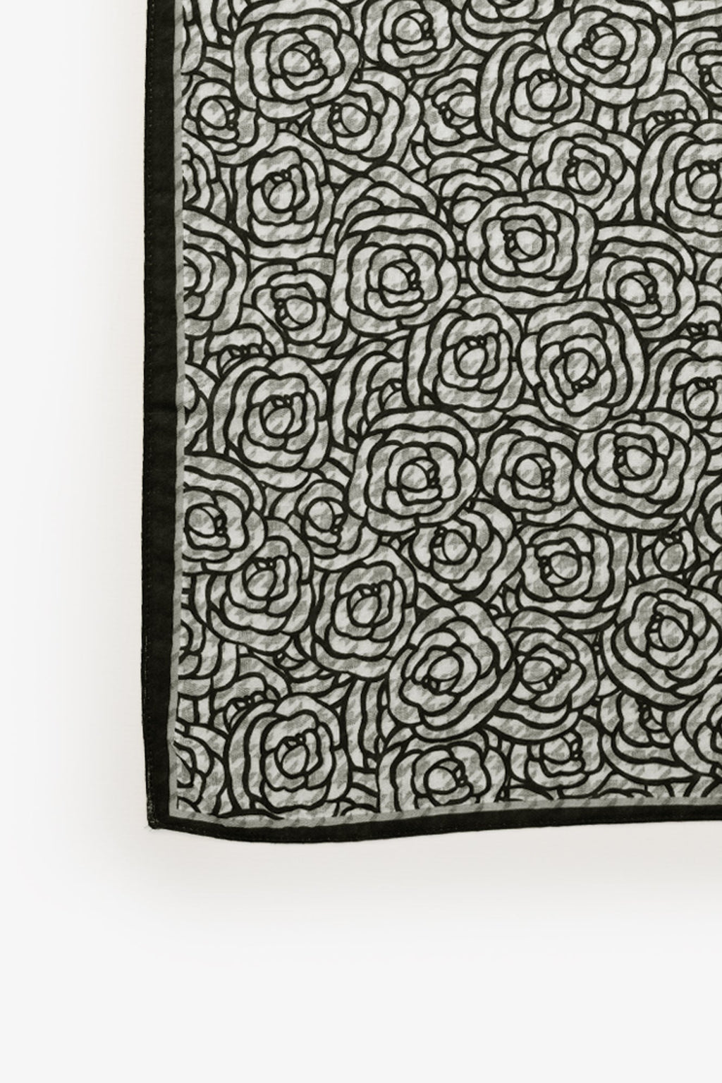 Rose Weave Neckerchief - Black
