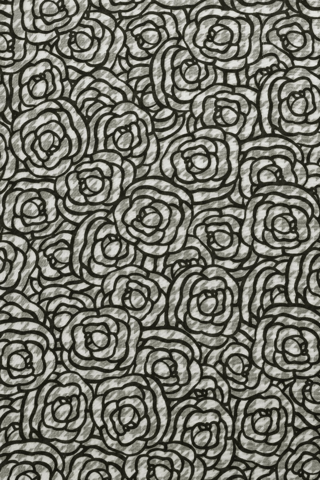 Rose Weave Neckerchief - Black