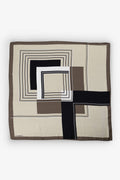 Silk Touch Geometric Vintage Neckerchief