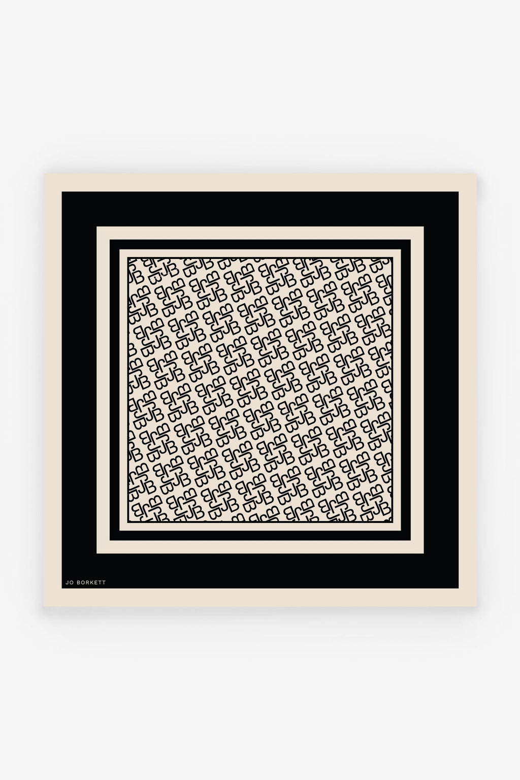 Monogram Neckerchief (Cream)
